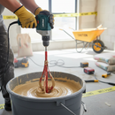 Premium 16-Inch Drill Bit Stirrer for Large Paint Tins - Heavy Duty Powder-Coated Steel Construction