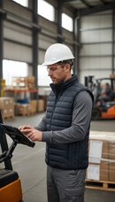 Premium Lightweight Padded Bodywarmer with Fully Lined Polyester Shell and Multiple Pockets for Enhanced Warmth and Comfort