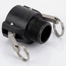 3/4in Male Thread Cam Lever Coupler with Stainless Steel Arms (view 2)