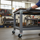 100mm Premium Swivel Bolt Hole Castor with Black Elastic