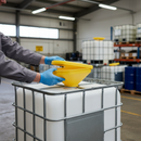Premium Extra-Large Capacity IBC Funnel with Hinged Lid