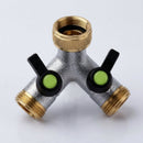 2-Way Brass Manifold with 3/4in BSP Threads, 10 Bar (view 2)