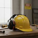 Premium Helmet Mounted Ear Defenders - SNR 31 for High Noise Protection