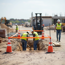 Premium High Visibility Orange Safety Tape - 25m Roll for Long-Term Applications and Boundary Marking