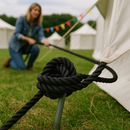 12mm Black Polypropylene 3-Strand Rope – Ultra-Strong & Weatherproof (25m Coil) | Heavy-Duty for Marine, Camping & DIY – Limited Stock!