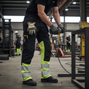 Premium Hi-Vis Trousers with Stretch Panels and Holster Pockets for Enhanced Mobility and Comfort