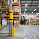 Premium Traffic Line Plastic Pallet Racking Protector - Heavy Duty and Easy to Install for Enhanced Safety