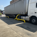 Premium Heavy Duty HGV Wheel Guides - Galvanised Steel, Enhanced Visibility, Safe Reversing for Trucks