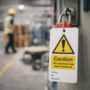 Caution This Machinery Has Been Locked Out Double Sided Safety Tag (Pack of 10) – 80mm x 150mm – Matt PVC – Industrial Use