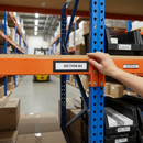 Pack of 100 Premium Magnetic Label Holders - 80mm x 25mm