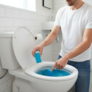 Premium Toilet Cistern Cleaning Blocks - Blue, Deodorizing, and Limescale Prevention with Every Flush (Tub of 24)
