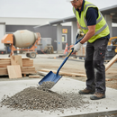 Premium Heavy Duty No.2 Square Mouth Shovel with Solid Steel Blade for Efficient Material Handling