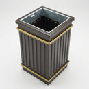 GRP Square Fluted Open Top Litter Bin - 112 Litre (view 2)