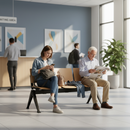 Professional 2 Seater Waiting Room Bench with Durable Plywood Seat and Steel Frame for Flexible Seating Solutions