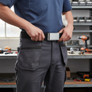Premium High-Performance Stretch Belt with Steel Buckle - 4 cm Wide, 130 cm Long for Durability and Comfort