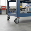 200mm Heavy Duty Swivel Plate Castor with Ant-Static Polyurethane Tyre