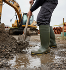 Premium Heavy Duty Waterproof Work Wellingtons with Anti-Slip and Chemical Resistance Features for Farm Use