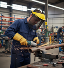 Premium Steel Mesh Visor for Headgear with EN 1731 Compliance and Reinforced Solidity