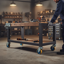 125mm Heavy Duty Fixed Plate Castor with Polyurethane Tyre