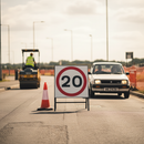 Premium 20mph Symbol Road Sign - 750mm Square with Engineer Grade Retroreflective Face for Traffic Control
