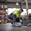 Premium Cold-Insulated Safety Shoe with Water-Repellent Nubuck Leather, Aluminium Toe Protector, and Shock-Absorbing Sole for Comfort and Agility