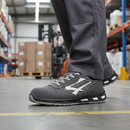 Premium Lightweight Safety Trainer with Aluminium Toe Protector and Shock Absorbing Technology for All-Day Comfort