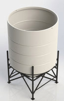 5900 Litre 45° Cone Tank Open Top – Polyethylene (view 2)