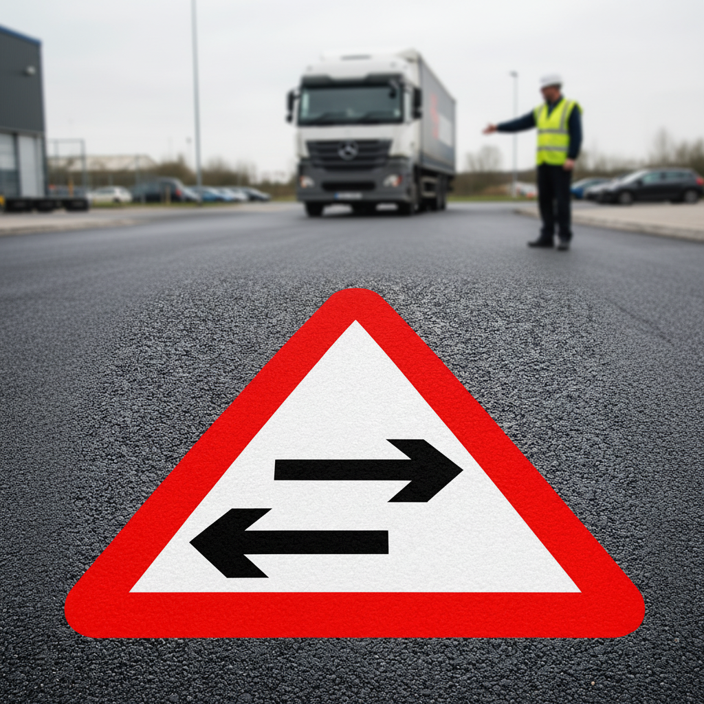 Premium Preformed Thermoplastic Road Marking for Two Way Traffic - Eas