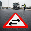 Premium Preformed Thermoplastic Road Marking for Two Way Traffic - Easy Application, Non-Slip, Fast Installation