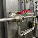1/2in BSP Female 3-Way T Port Ball Valve, 32 Bar
