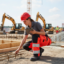 Premium High-Visibility Women's Work Trousers with CORDURA Reinforcement, Water Repellent and Comfortable Fit