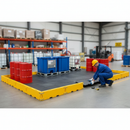 Premium Interlocking Tuff Base Tiles for Fuel and Chemical Spill Containment (250x600cm) - Pack of 60