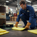Premium Chemical Spill Absorbent Pads 40x35cm Yellow (Pack of 100)
