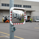 Premium Hybrid Traffic Mirror with Frost Resistance and Stainless Steel Face for Extreme Temperatures