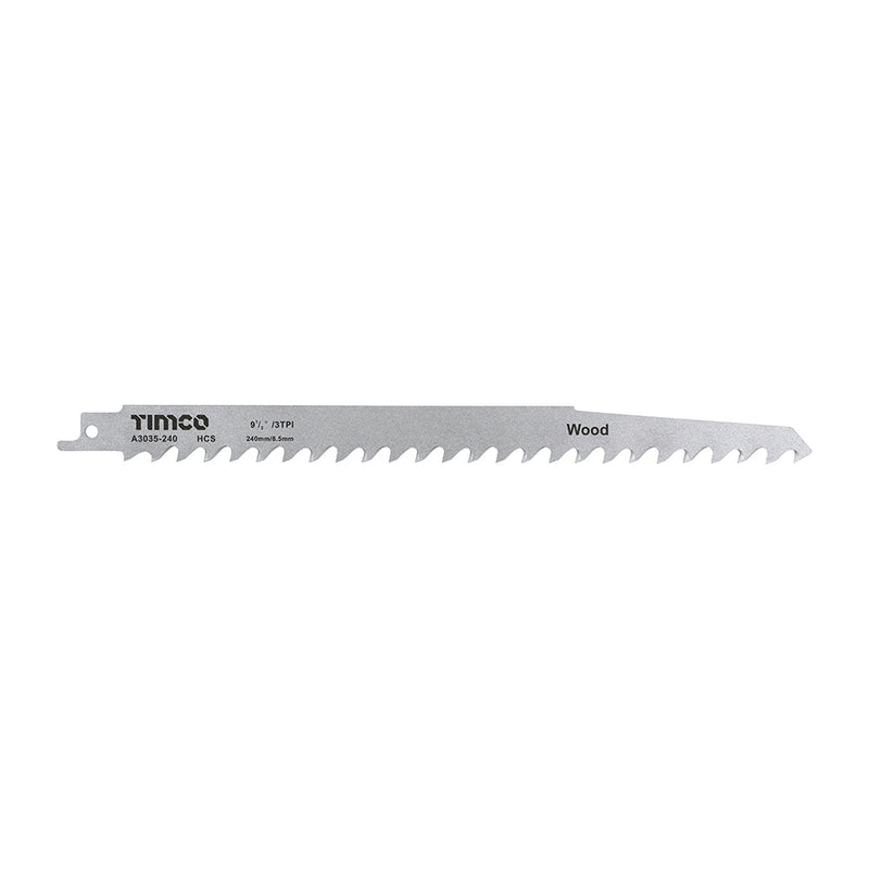Reciprocating Saw Blades - Wood Cutting - High Carbon Steel - S1542K
