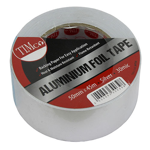 Aluminium Foil Tape - 45m x 50mm