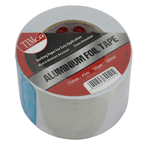 Aluminium Foil Tape - 45m x 75mm