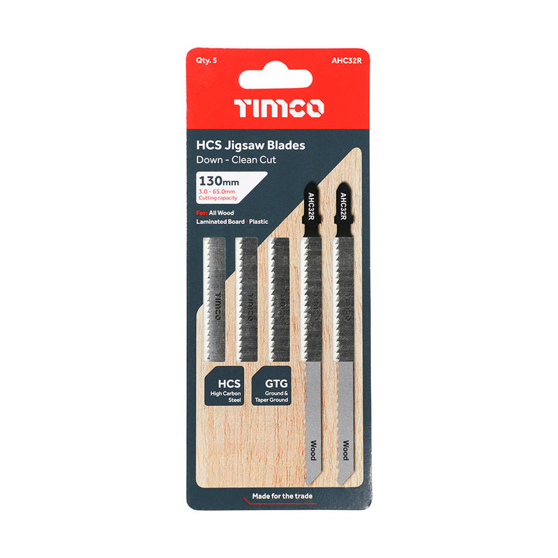 Jigsaw Blades - Wood Cutting - HCS Blades - T101BRLong