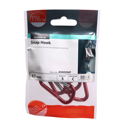 Snap Hooks - Aluminium - 47mm