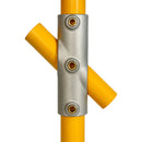 Adjustable Cross Clamp – 30°–45° Handrail Fitting, 33.7mm to 48.3mm