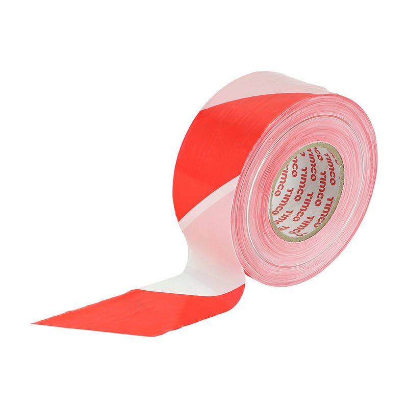 Barrier Tape - Red & White - 500m x 70mm