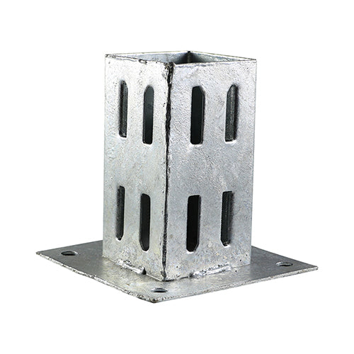 Bolt Down Shoe - Quick Fit - Hot Dipped Galvanised - 100mm