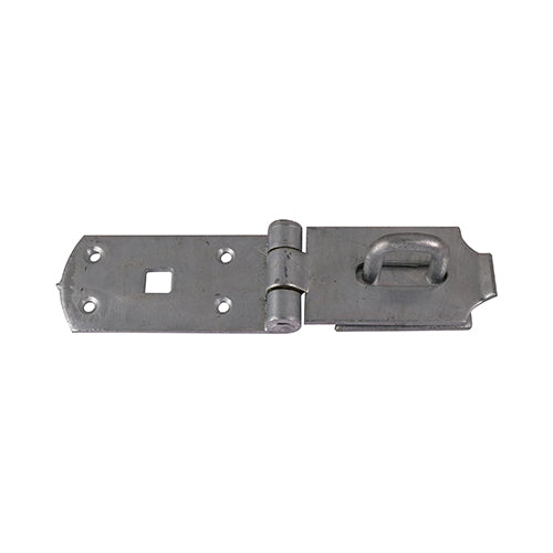 Secure Bolt On Hasp & Staple - Heavy Duty - Hot Dipped Galvanised - 10"