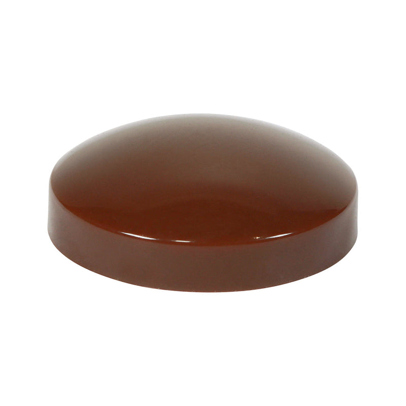 Two Piece Screw Caps - Brown - To fit 3.5 to 4.2 Screw