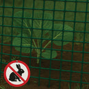 Green Plastic Mesh - 19mm x 19mm Square Holes Lightweight for Garden - 1m High Roll