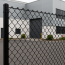 Black PVC Coated Chain Link Fence – 12.5m x 1800mm x 50mm Heavy Duty Roll