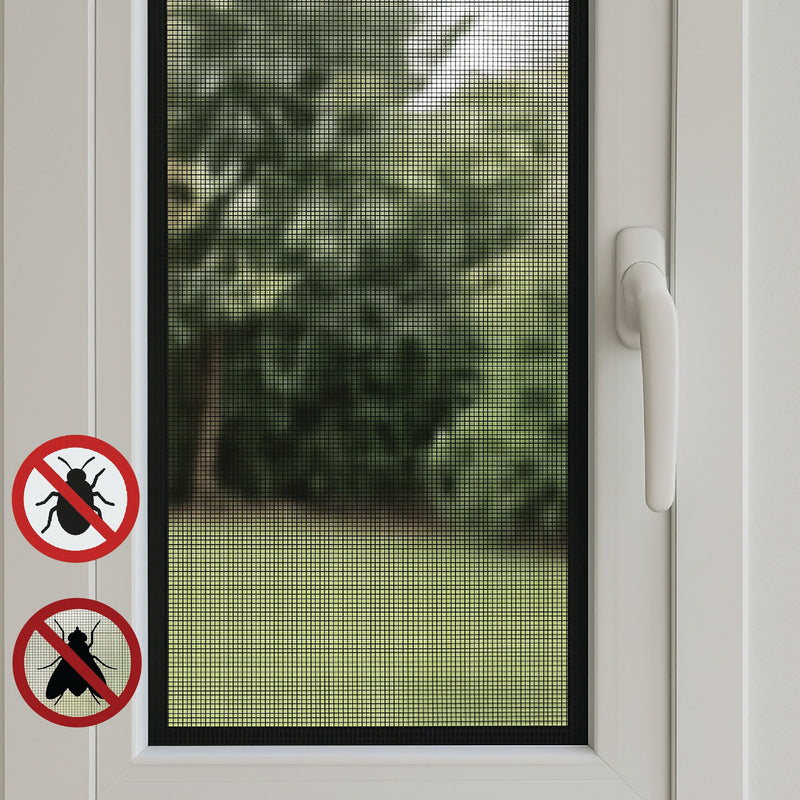 Black Epoxy Resin Coated Woven Aluminium Soffit Mesh - Insect Screen for Ventilation