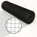 Premium Black PVC Coated Welded Wire Mesh – 25x25mm Square Hole, Light-weight