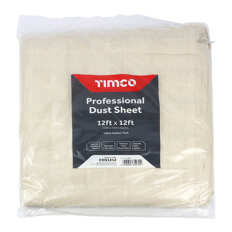 Professional Dust Sheet - 12ft x 12ft