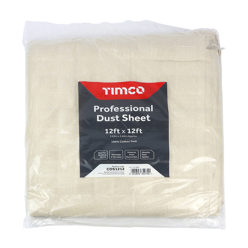 Professional Dust Sheet - 12ft x 12ft